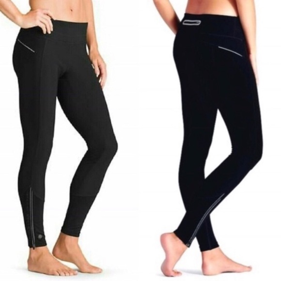 Athleta Wind Warrior 2 Black Fleece 